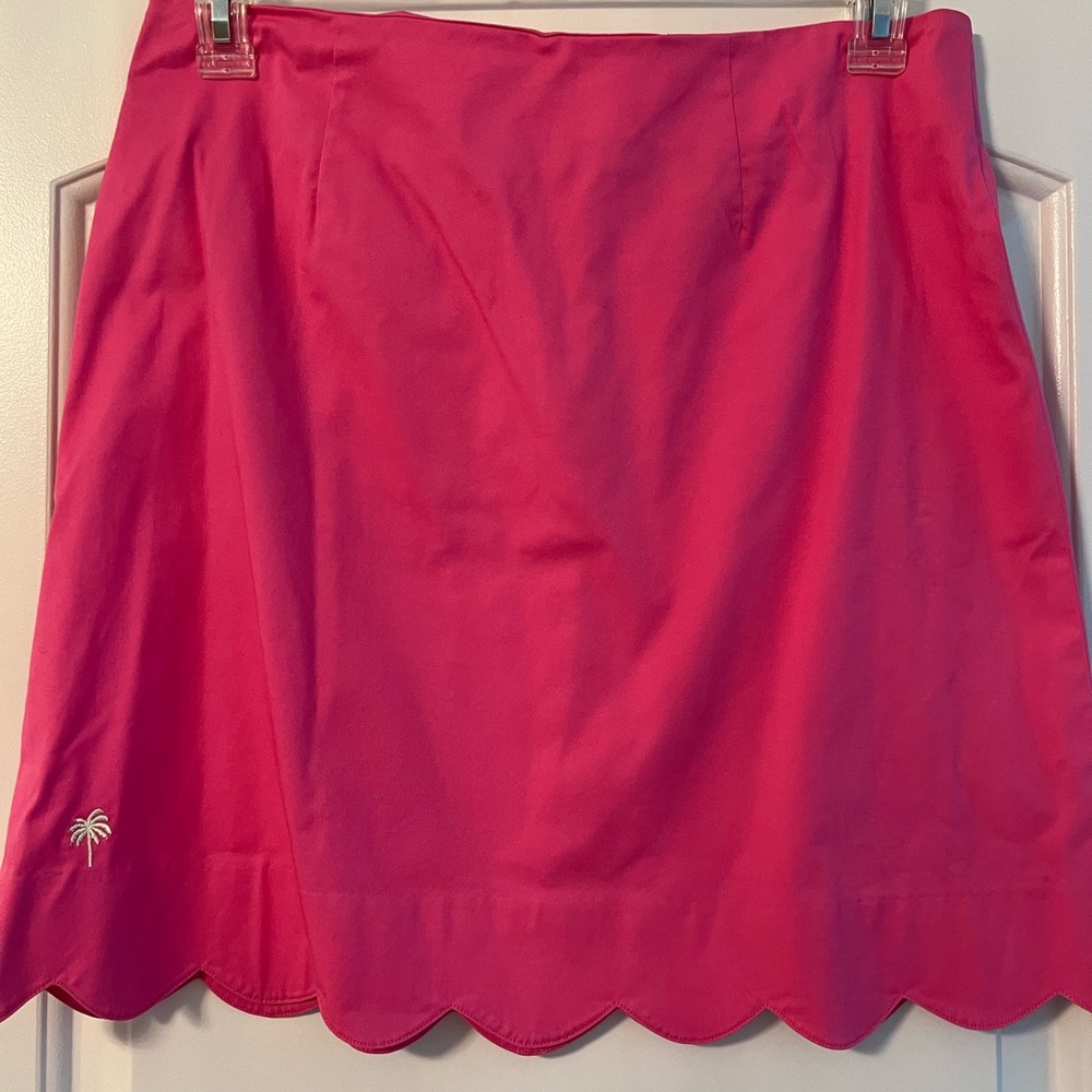 Lilly Pulitzer Scallop Skirt, pink, size 10